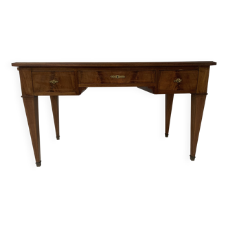 Directoire style desk in mahogany and veneer, 20th century