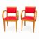 Paire de fauteuils Bridge 1940