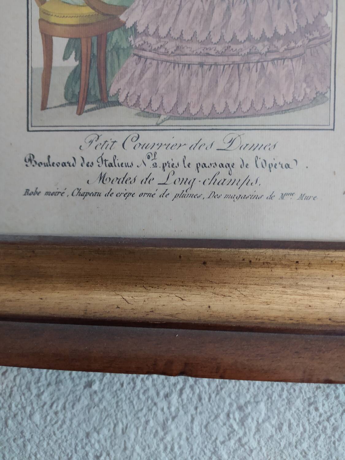 Framed fashion print