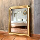 Louis-Philippe antique gilded mirror from the 19th century.