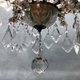 Lustre 10 branches pampilles