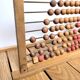 Boulier ancien en bois pour enfant
