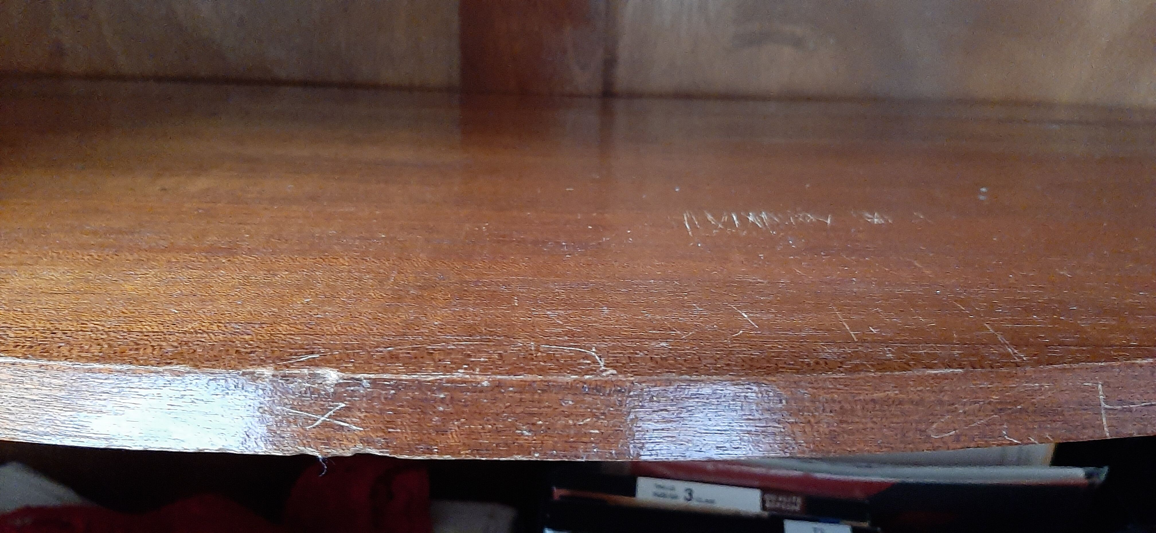 Louis XV-style curved wardrobe, Martin varnished