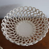 Braided ceramic basket, handmade Pichon Uzès