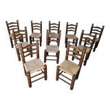 Chaises style Charles Dudouyt