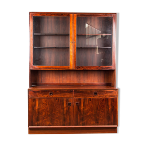 Buffet 2 corps, bibliothèque vitrine