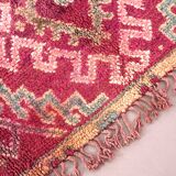 Purple vintage moroccan rug 212 CM X 343 CM