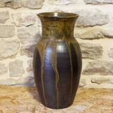 Large glazed stoneware vase Lucien Arnaud Saint-Amand-en-Puisaye