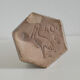 Old hexagonal sandstone bottles