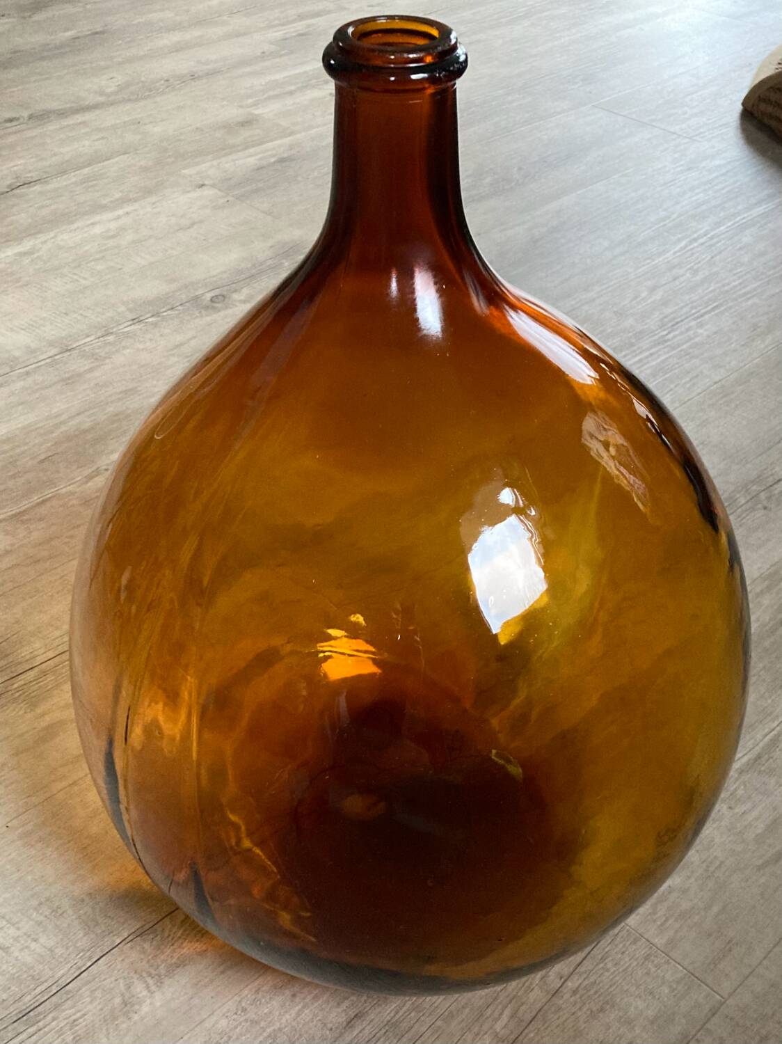 Amber demijohn 30L