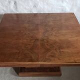 Walnut art-deco table