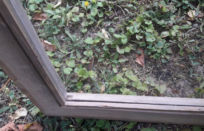 Glazed frame 70x83cm for partition