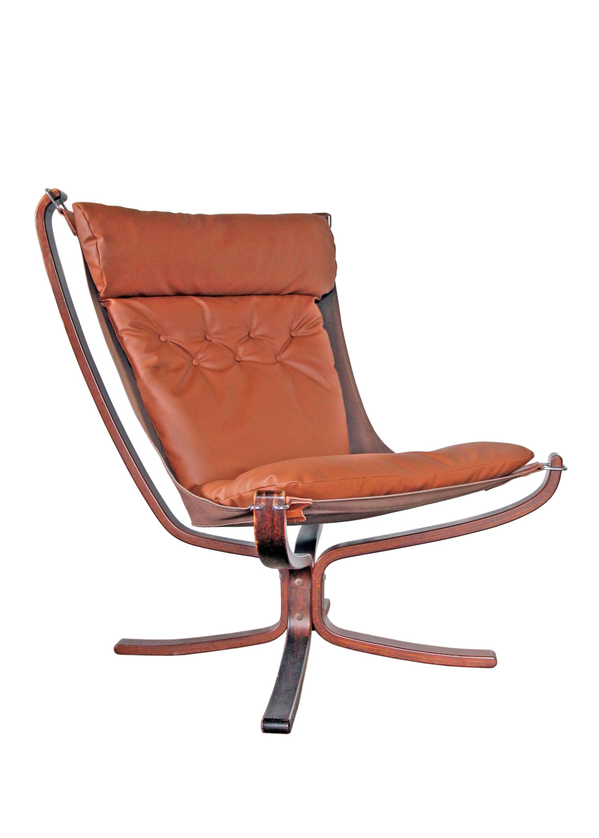 Falcon armchair, Sigurd Ressell for Vatne Mobler, 1970s
