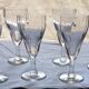 6 blown glass stems, circa 1900