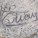 Francis Triay vase Earthenware signed incised decoration prehistoric fresco Ceramic 1950