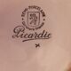 Set of 7 "Picardie" plates from Ceranord in semi-porcelain.