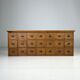 Pharmacy cabinet chest of drawers large oak antiques