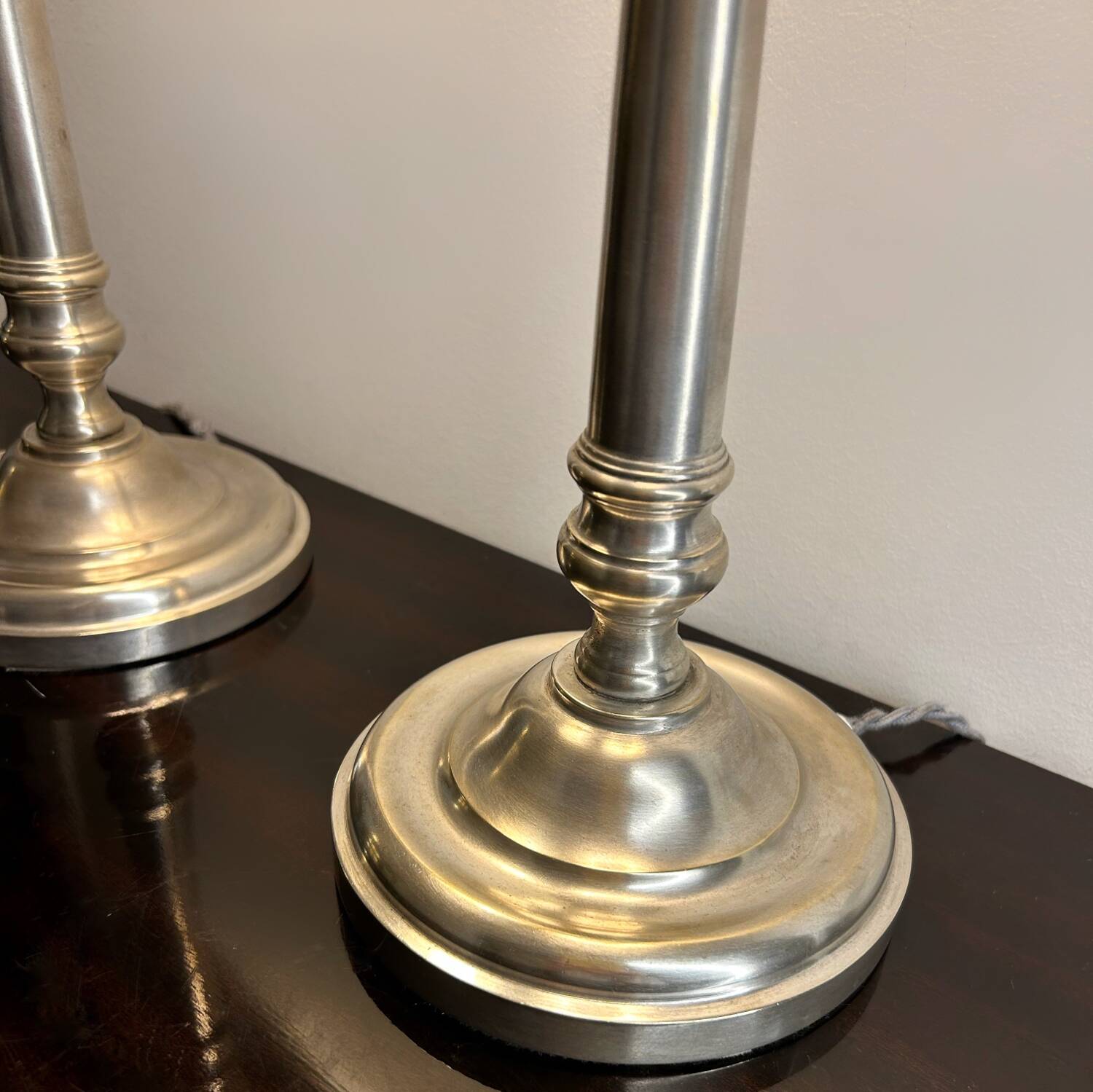 Old candlestick lamps (X2)