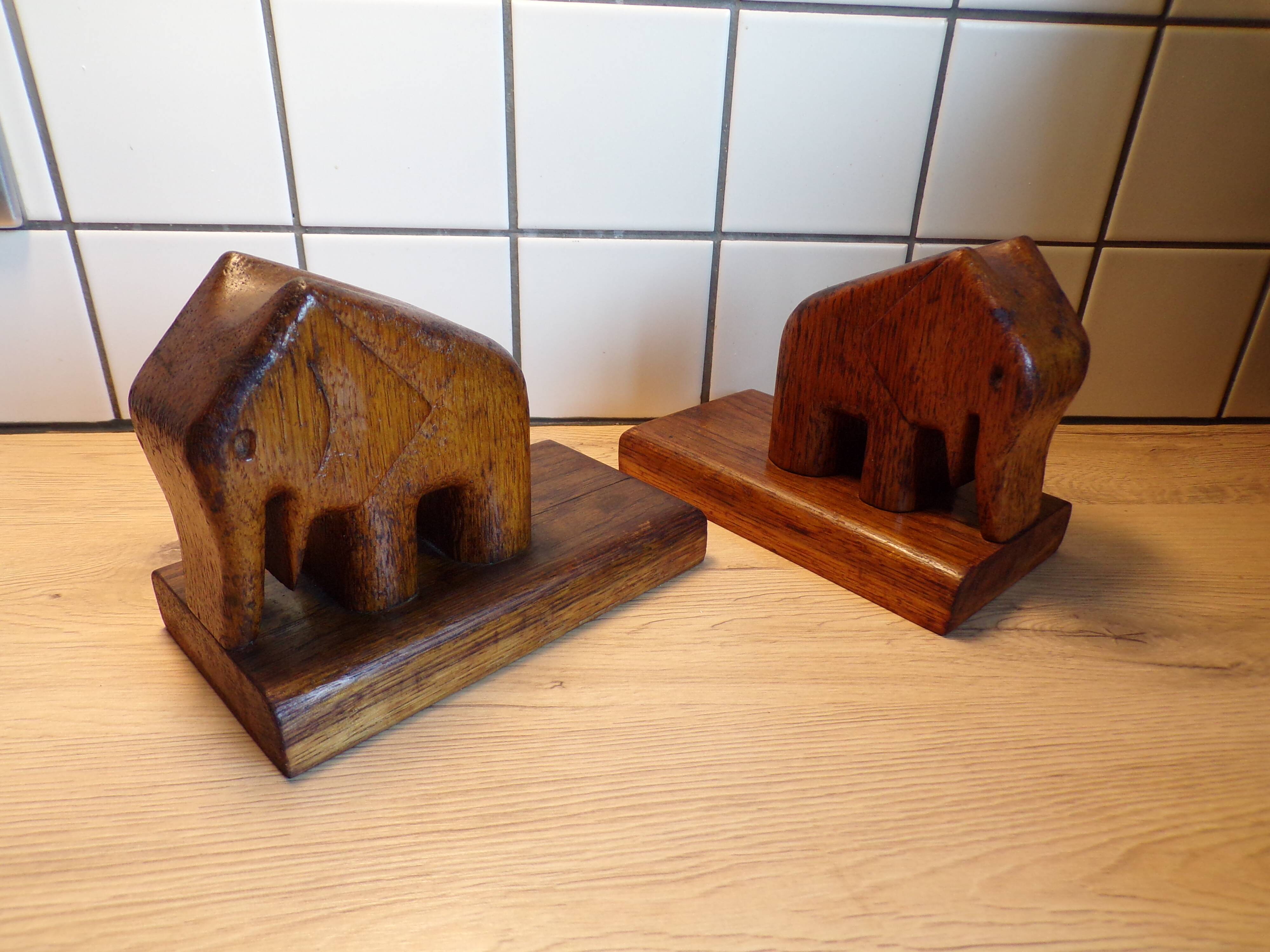 Pair of Art Deco Elephant Bookends