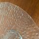 Vintage Scandinavian glass cake stand