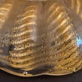 Foot of blown glass lamp by Murano, Barovier, Cordonato d'Oro, 1950