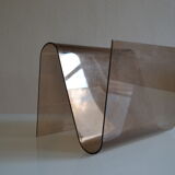 Modernist magazine holder pop space age plexiglas smokes vintage 70 years