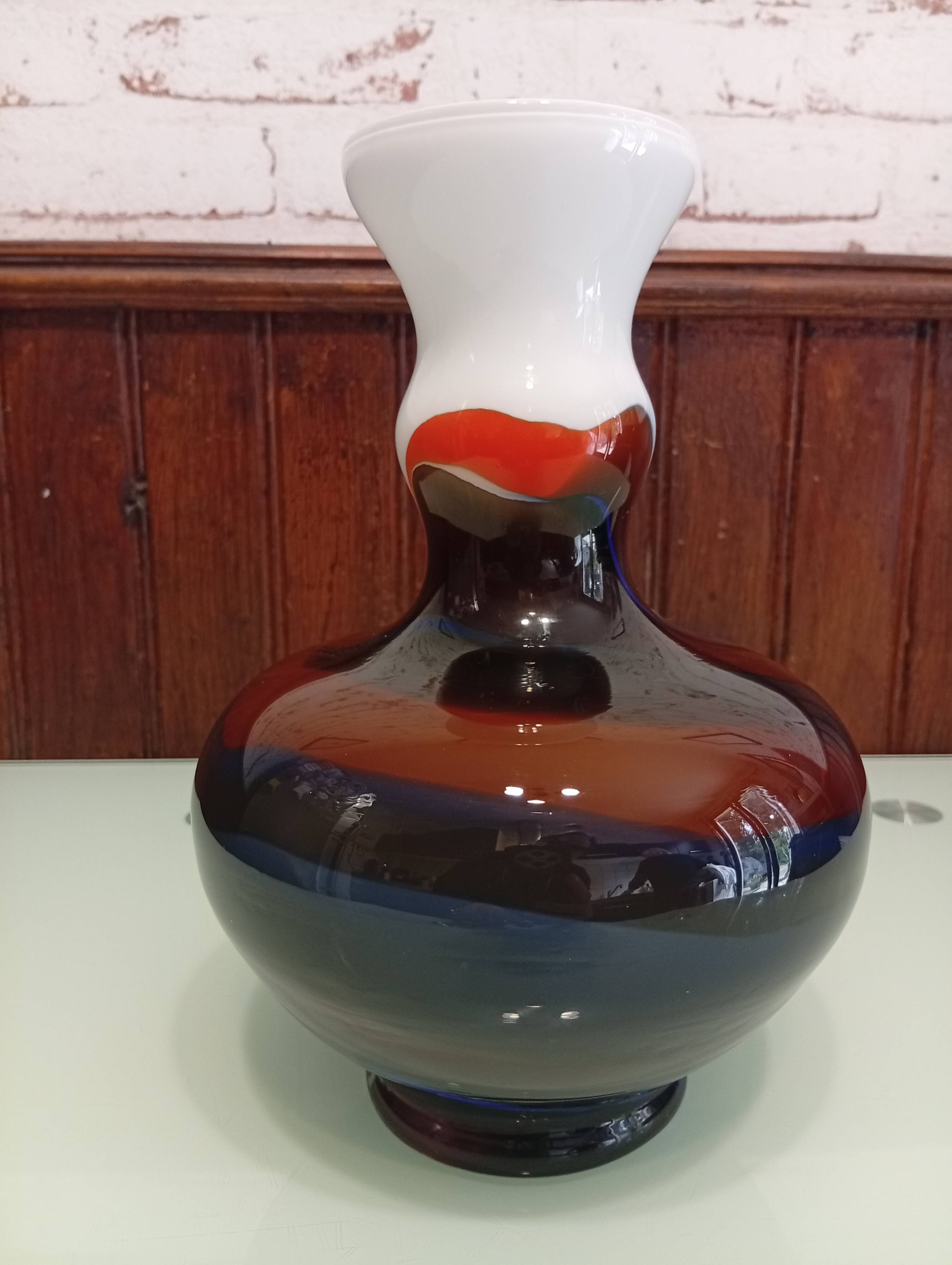 Vintage Opaline Glass Vase
