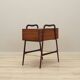 Walnut sewing table, Italian design, 1970s, production: Italy