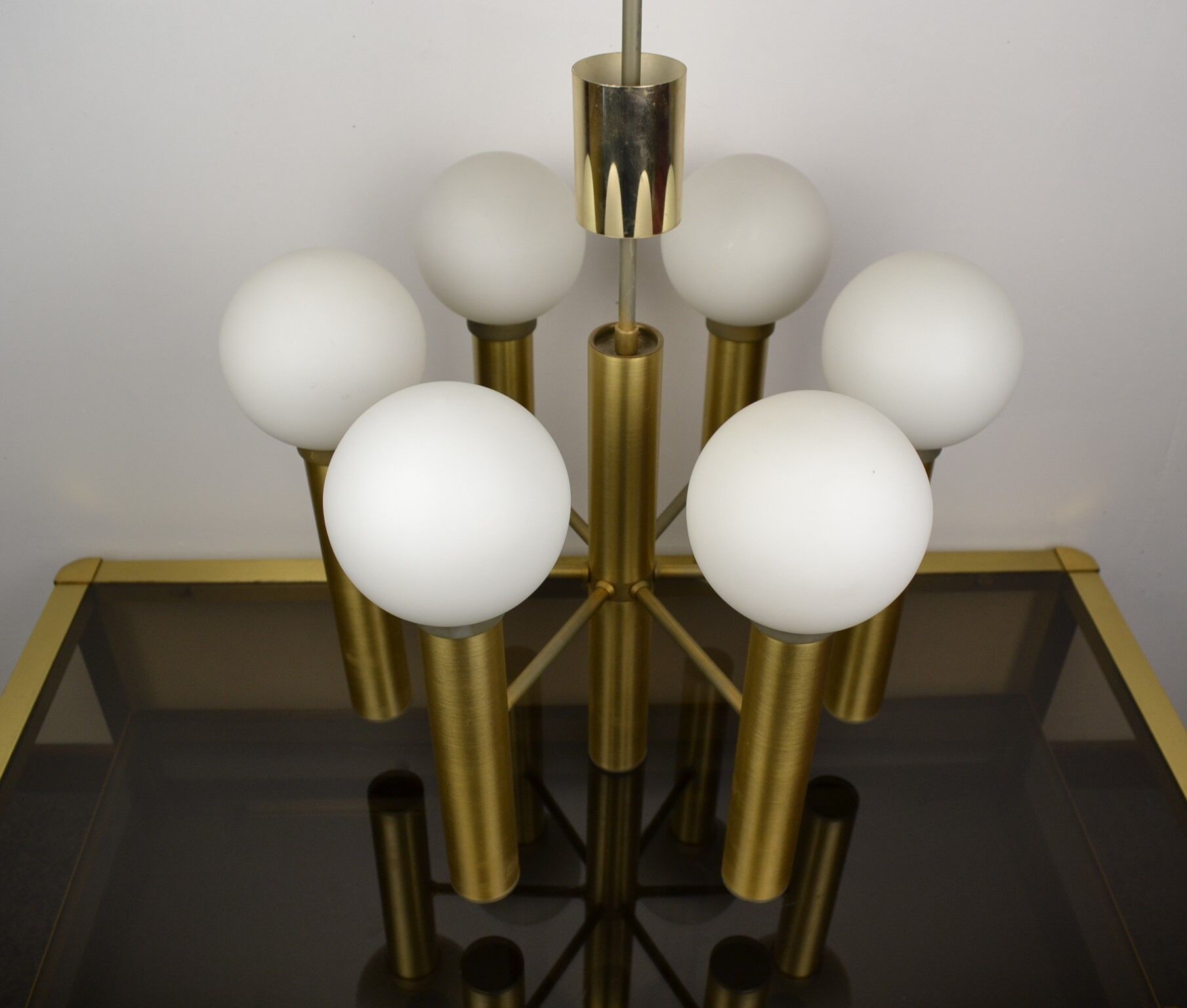 1970s space age chandelier