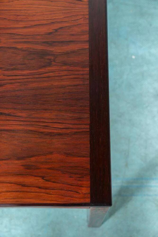 Renovated vintage Scandinavian coffee table, mid-century modern table.