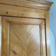 Old doweled wooden cabinet