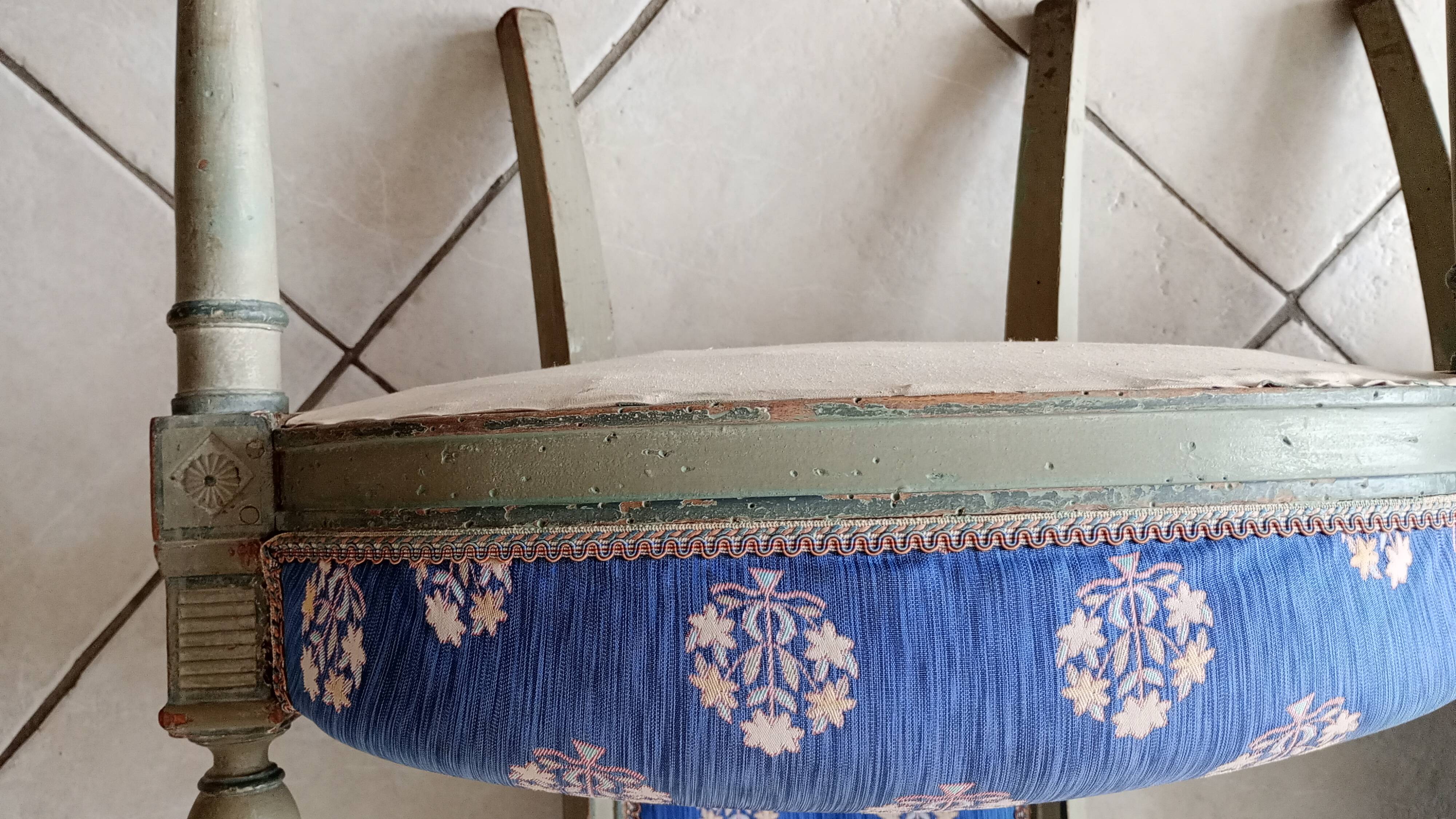 pair of Directoire armchairs