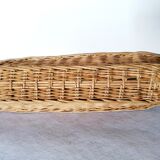Braided wicker banneton bread basket