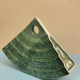 Memphis Style Ceramic Vase Shell by Florio Keramia