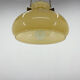 1950's Glass & Brass Pendant Light