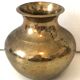 Vase laiton doré