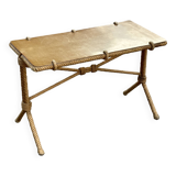 Table basse en corde design vintage années 60
