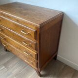 Vintage chest of drawers with compass feet