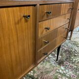 Vintage teak bar/secretary cabinet