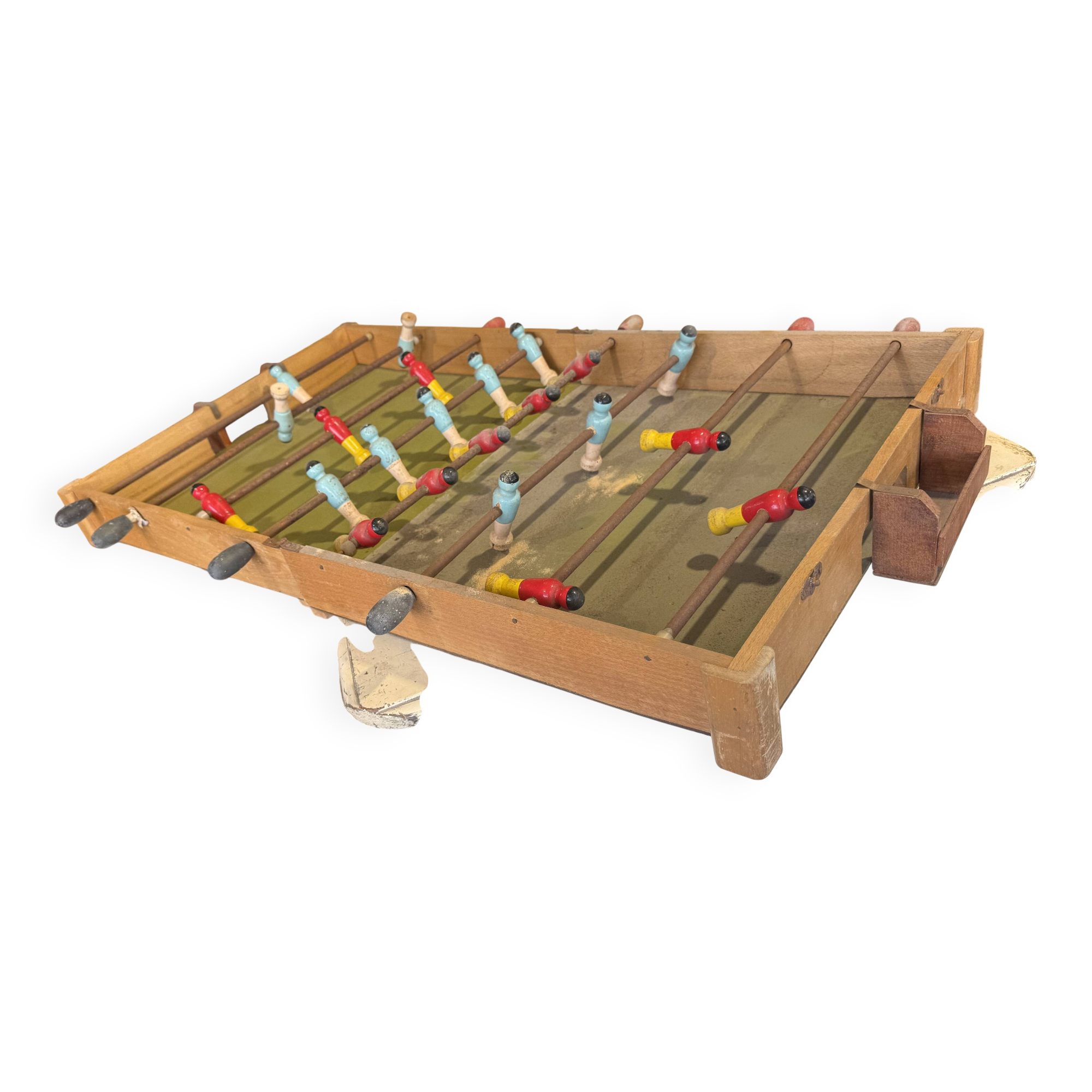 Baby-foot de table vintage en bois - Années 50/60