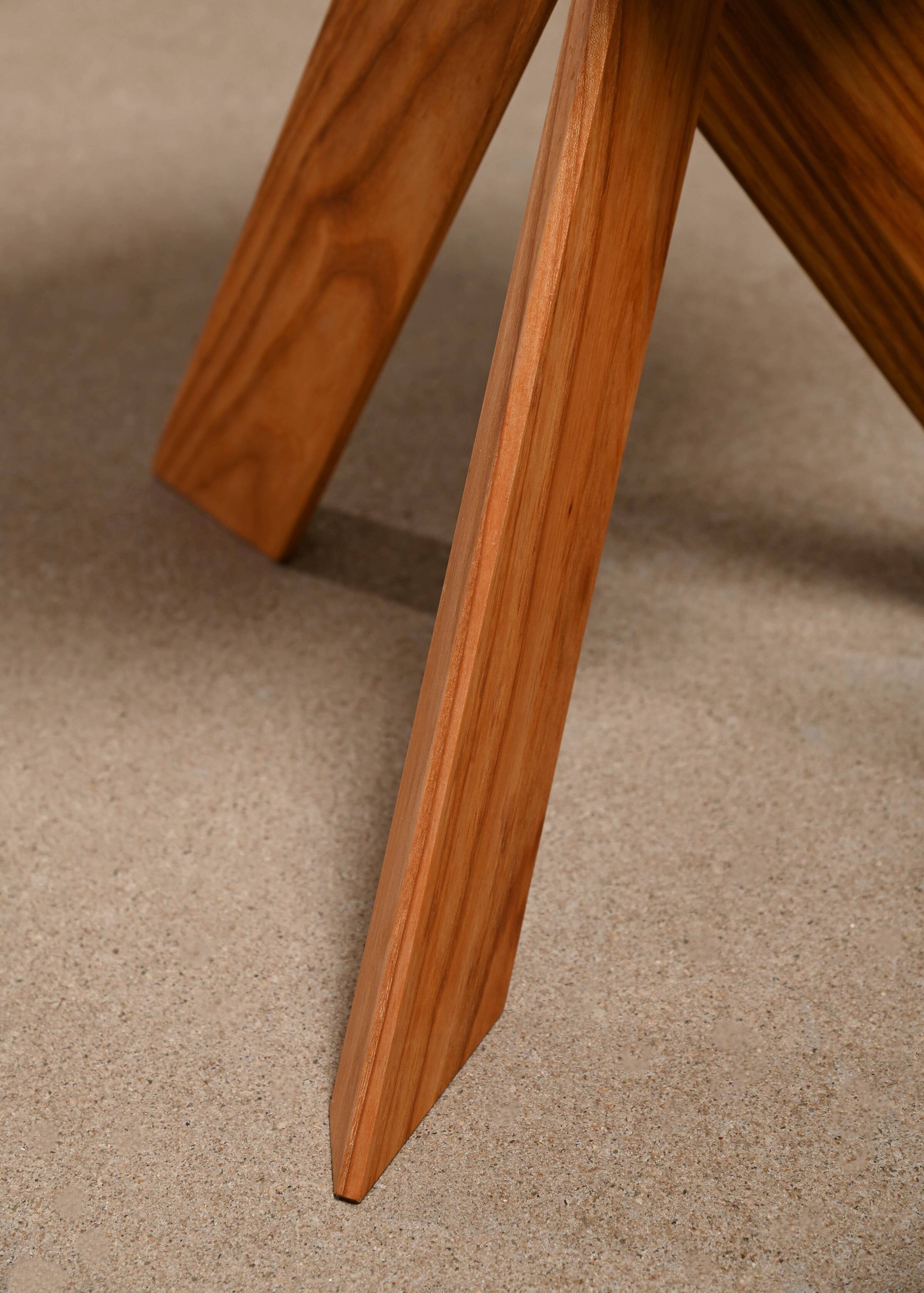 Pierre Chapo Stool S31 'Model A' in solid Elmwood, France