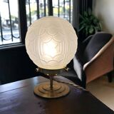 Art Deco globe table lamp