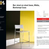 3 superb midia high chairs by bontempi casa