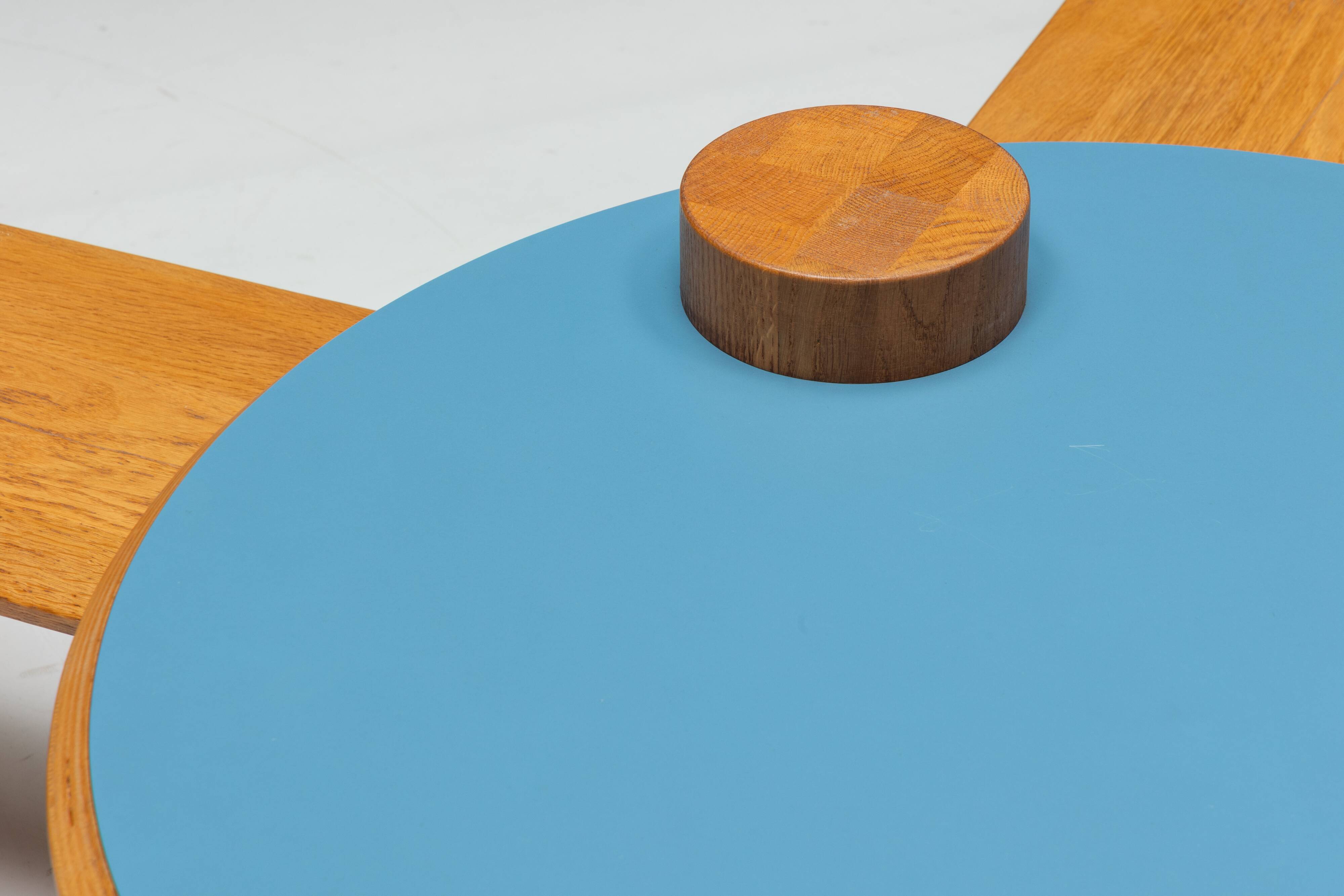 Memphis Geometric Coffee Table, Italy, 1980s