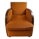 Pair of Art Deco club armchairs