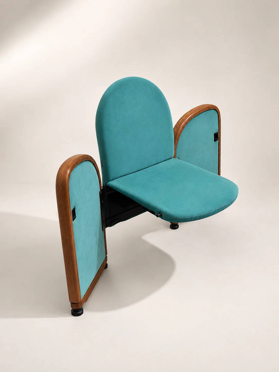 Rare Pair of Gufram Auditorium Armchairs, Italy, 1980s