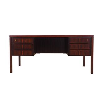Rosewood desk, Danish design, 1970s, manufacturer: Omann Jun
