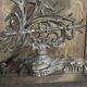 Pair of naturalistic wall sconces with fish circa 1900