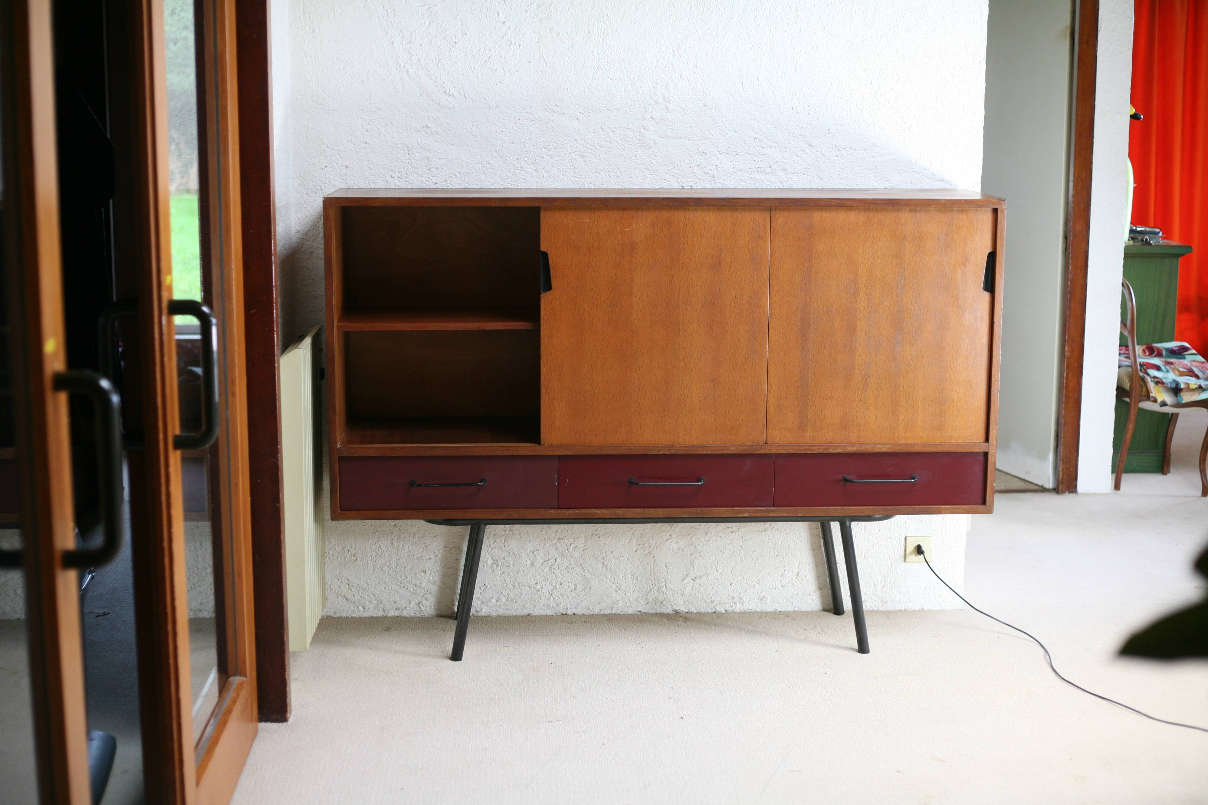 Bahut 102 by Janine Abraham, tv furniture edition, France, 1953