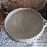 Antique iron earthenware soup tureen from Castres